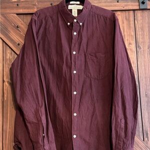 H&M Men's Burgundy Shirt